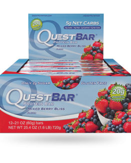 Quest Bar - 1 doos - Mixed Berry Bliss.